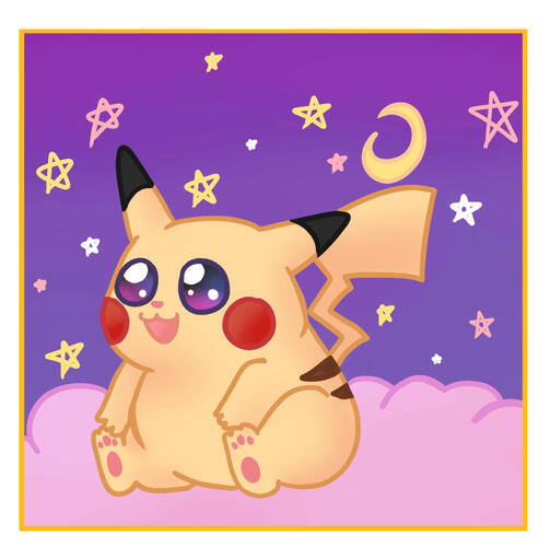 Fat Pikachu (Fanart for Pokemon)