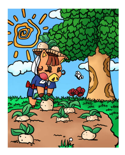 Daisy Mae (Fanart for Animal Crossing)