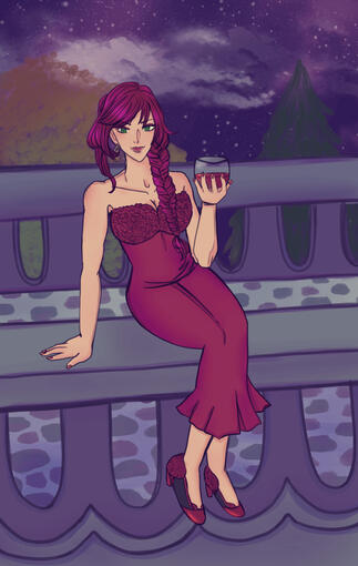 Giselle (Original Character from my comic, Lotus)